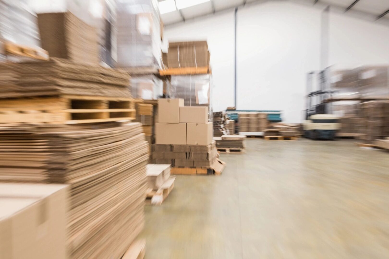 warehouse full of boxes